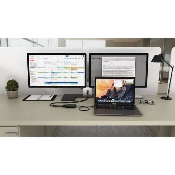 Videoadapteri - I-TEC - USB-C 2x HDMI - 4K Ultra HD - 30Hz - Yhteensopiva Thunderbolt 3