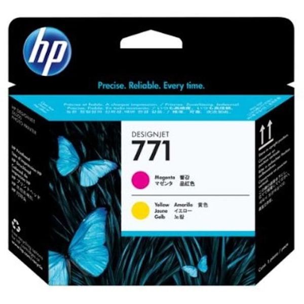 HP 771 Magenta / Keltainen tulostuspää - DesignJet Z6200, Z6600, Z6800 - Mustesuihku