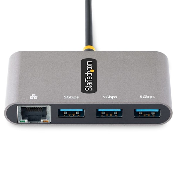 USB-C Hub - Startech - HB30C3A1GEA2 - 4 Porttia - 10 Gbit/s - Yhteensopiva Linuxin kanssa