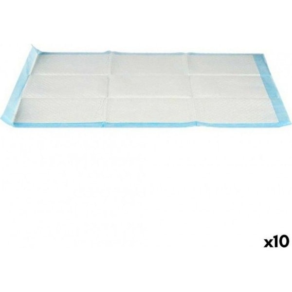 Alèse 60 X 90 Cm Blå Vit Pappers Polyetylen (10 Enheter)