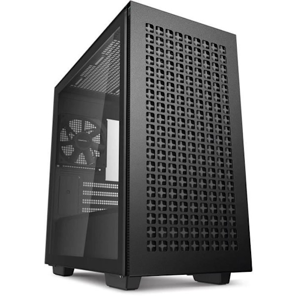 PC-kabinet uden strømforsyning - DEEPCOOL CH370 (Sort) - Mini tower - Micro-ATX format Sort