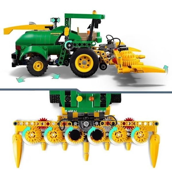 LEGO® 42168 Technic John Deere 9700 Borrskördare, jordbrukstraktorleksak, present till barn 9 år Flerfärgad