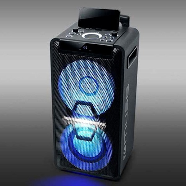 Muse M-1920 DJ-højttaler til 2-vejs NFC og Bluetooth trådløs personlig assistent - NEW ONE - Sort Flerfarvet