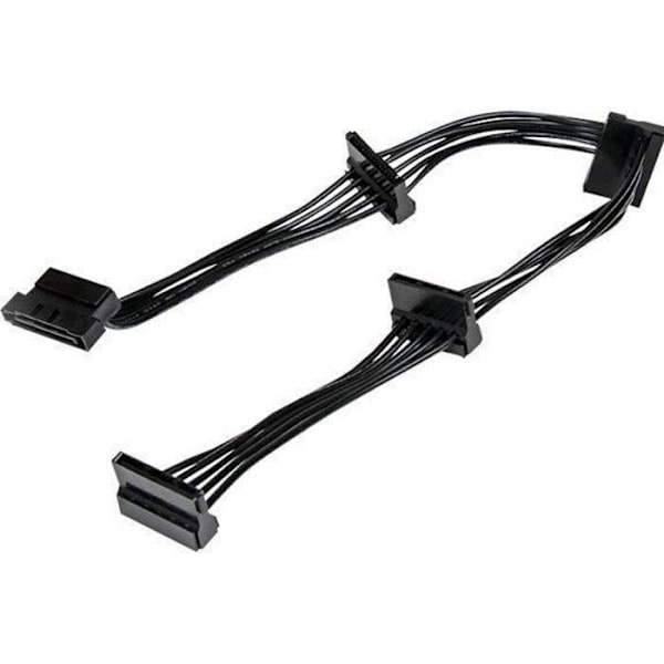 SATA-virranjakajakaapeli - STARTECH - PYO4SATA - Musta - 4 SATA-virtaliitintä