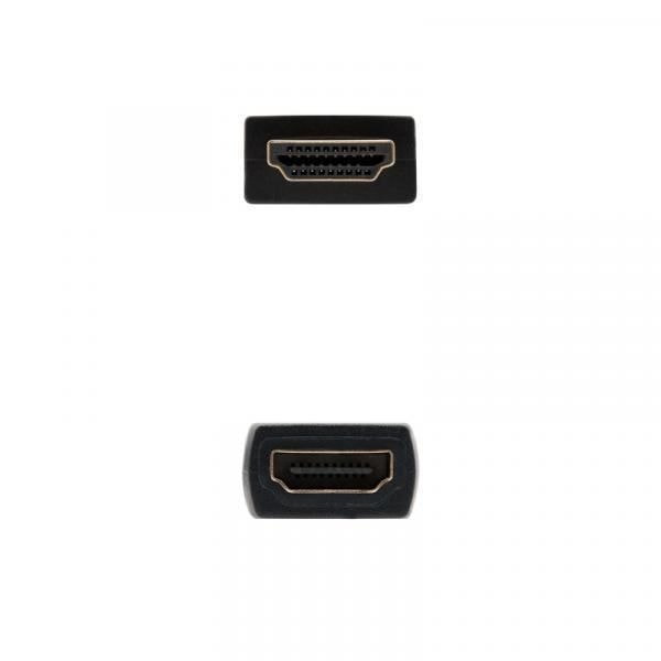 Nanokaapeli 10.15.1011. Kaapelin pituus: 1 m, Liitin 1: HDMI Type A (vakio), Liitin 1 sukupuoli: Uros, Liitin 2: HDMI