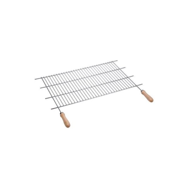 Zinkgrill - GENERISK - Sauvique 80x40cm - Vit - Trä