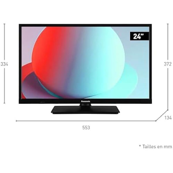 Panasonic TS-24N30AEZ, N30-sarjan 24 tuuman HD LED-TV, 2024, USB-mediasoitin, suuri kontrasti, kolminkertainen HD-viritin, HDMI, asennus