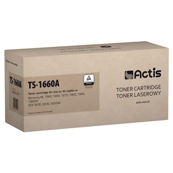 Tonerpatron - Actis - TS-1660A - Kompatibel med Samsung - Sort - 1500 sider