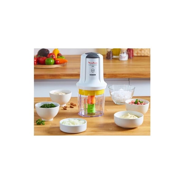 Hachoir - Moulinex - Multimoulinette AT723110 - 6 i 1 - Vit - Liten Hushållsapparat Vit