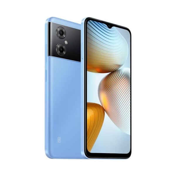 POCO M4 5G Cool Blue 4G+ 64G MediaTek Dimensity 700 5G Blå
