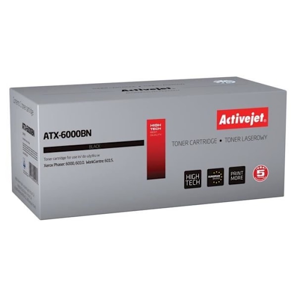 Activejet ATX-6000BN Tonerkassette Kompatibel Sort 1 stk.