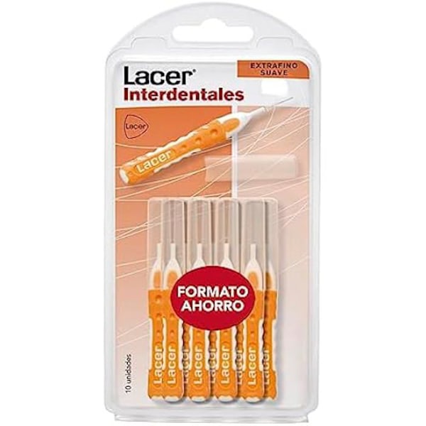 Lacer Extrafine hammasvälihammasharja 10 kpl