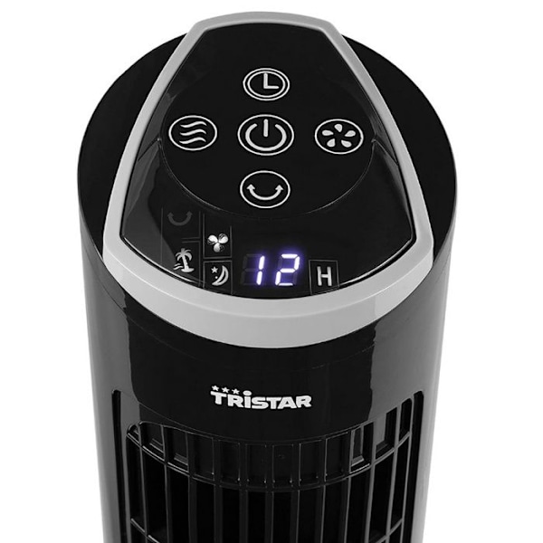 Tristar VE-5865 40W 76cm Tower Fan, Sort Svart