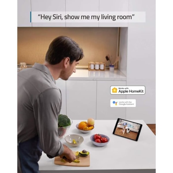 Eufy - 2K Pan and Tilt -valvontakamera - EufyCam Indoor