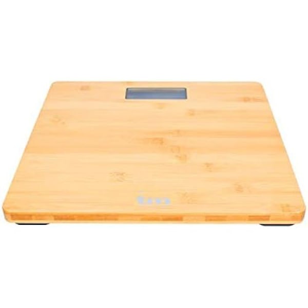 Digital badrumsvåg - TM ELECTRON - TMPBS023 - Bambu - Ultratunn - LCD-skärm 84x41 mm Bambu