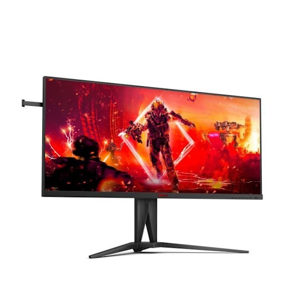 Pelaajakulmainen Pelitietokoneen Näyttö - AOC - AG405UXC - 40" IPS UWQHD 1ms 144Hz HDMI DP USB-C HP Käännettävä Korkeuden Säädettävä Freesync Premium