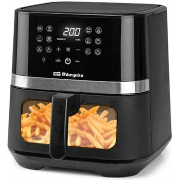 Friture - ORBEGOZO - Fdr68 - 6,5 L - Sort - 1800 W - Variabel temperatur Sort