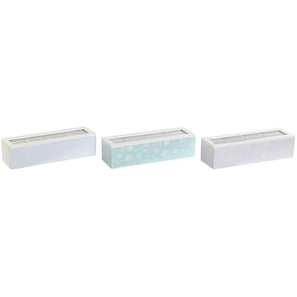 Infusionslåda - DKD Home Decor - Estándar - Glas och MDF trä - Flerfärgad - 9x8x30 cm Flerfärgad