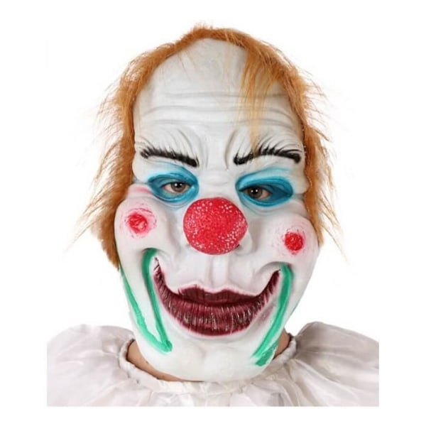 Mascara - DisfraZZes - Maskeradsmask med Hår - Flerfärgad - One size - Idealisk för Halloween Flerfärgad