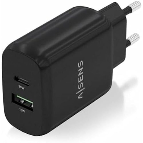 Aisens vægoplader A110-0759 Sort 25 W (1 enhed) Sort