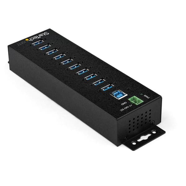 Router - STARTECH - USB 3.0 Hub - Skydd mot DES - 10 portar - 5 Gbps