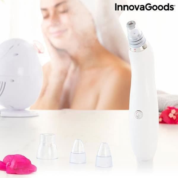 Elektrisk ansigtsskrubber til sorte prikker - Innovagoods Pore-Off Vit