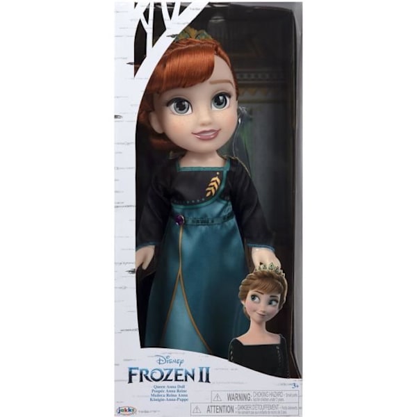 FROZEN 2 - Anna Epilog Doll - 38 cm - JAKKS - 480445 olika färger