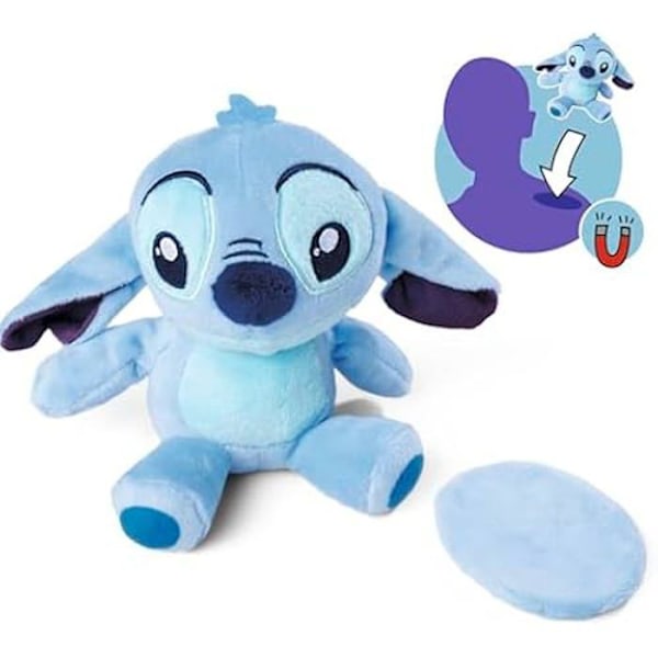 Doudou - SIMBA - Stitch - 12 cm - Magnetisk - Blødt Krammedyr - Til Børn fra 0 År