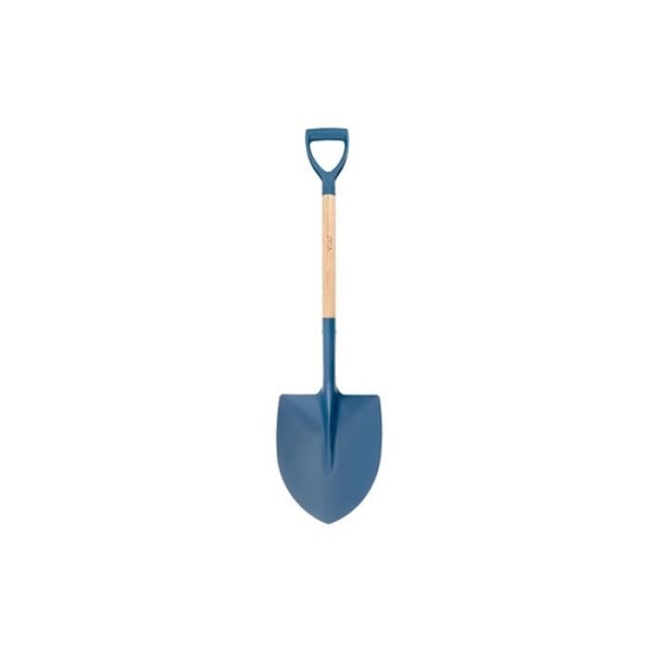 Spetsig spade med ringhandtag - GENERIC - VT5013A - Förstärkt stålplåt - Mått 290x1030x150mm