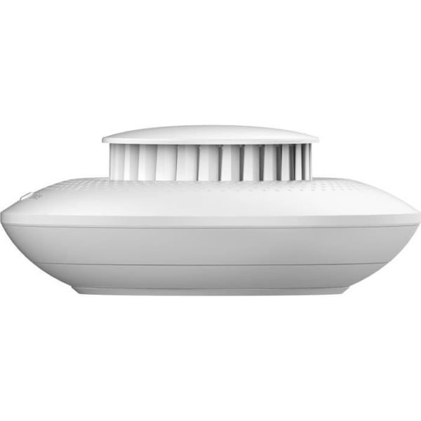 Røgdetektor - EZVIZ - T4C - 360° detektion - 85dB sirene - Lysalarm - Batteri med lang levetid hvid