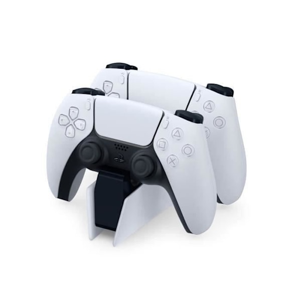 Latausasema DualSense PS5:lle White/White - Ohjainlaturi - Virallinen PlayStation Vit / Vit