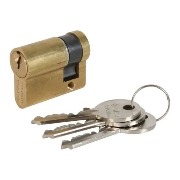CISA 08030.03.0 - Cylinder 40 - 10 Messing L-15 08030.03.0