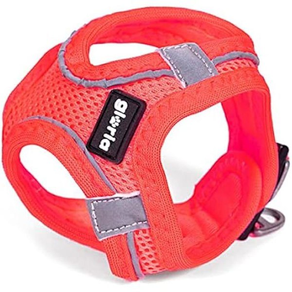 Hundesele - GLORIA - Air Mesh Star - Pink - Størrelse XXS - Justerbar Rosa