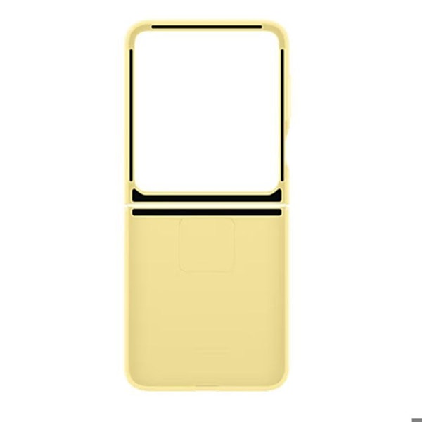 Coque - Samsung - Galaxy Z Flip6 - Silikone - Gul - Blød Gul