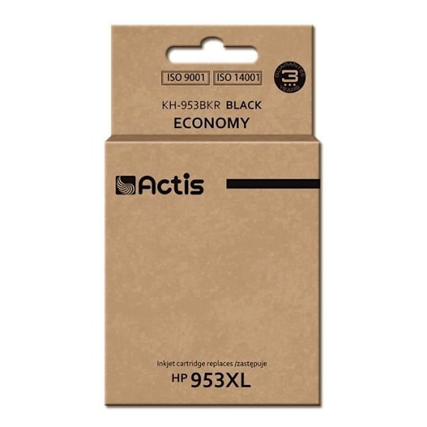 Actis KH-953BKR blækpatron 1 stk. Kompatibel Høj kapacitet (XL) Sort