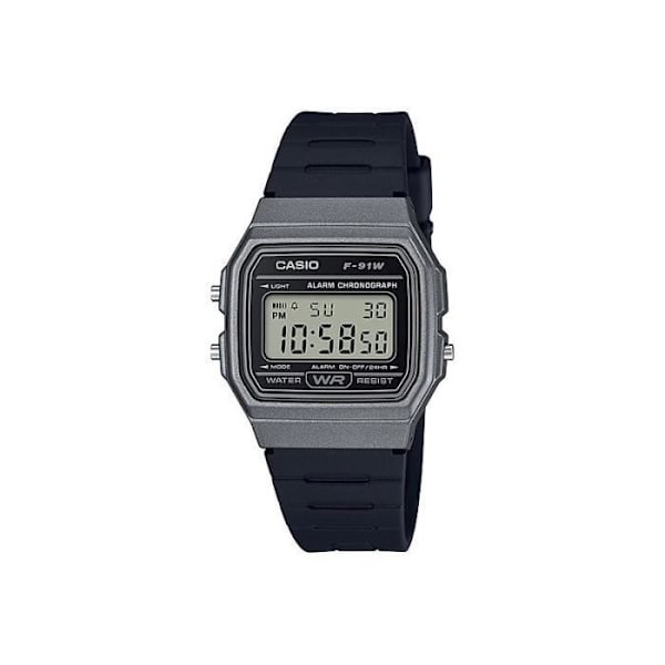 Ur - Casio - F-91WM-1B - Farve Sort - Materiale Plastik - Form Rund