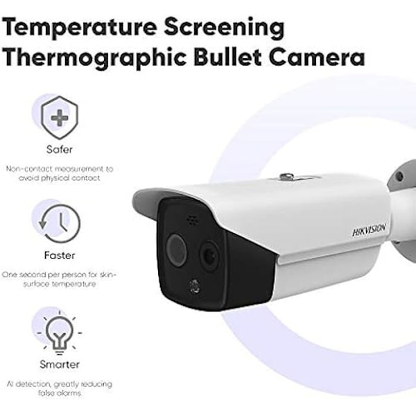 Lämpökamera - Hikvision - Ds-2Td2617B-6/Pa - Kehon lämpötilan seuranta - Pimeänäkö