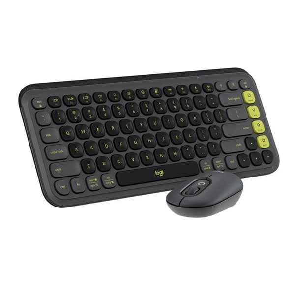 Bluetooth-tangentbord och mus - Logitech - Grafit - Bekväm inmatning - Programmerbara tangenter - Tysta klick