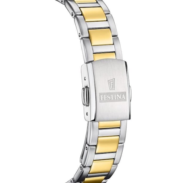 Montre Femme FESTINA i Bicolor Stål Vandtæt - 244637 hvid