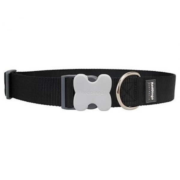 Hundehalsbånd - RED DINGO - Sort - 50-80 cm - 40 mm - Stor hund Svart