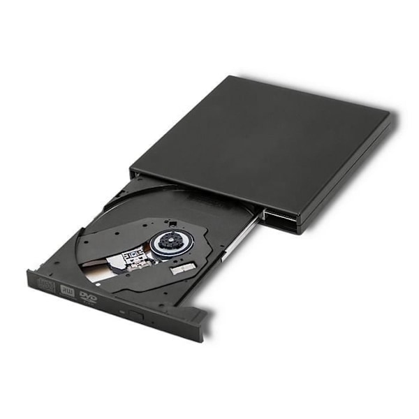 DVD-brænder - QOLTEC - 51858 - USB 2.0 - Sort