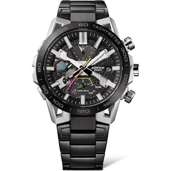 Casio Watch - Herr - EQB-2000DC-1AER - Svart Rostfritt stål - 43mm - 10 bar Svart