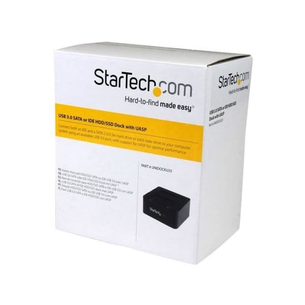 USB 3.0 Dockningsstation - STARTECH - UNIDOCKU33 - 2,5"/3,5" - 6 To - UASP