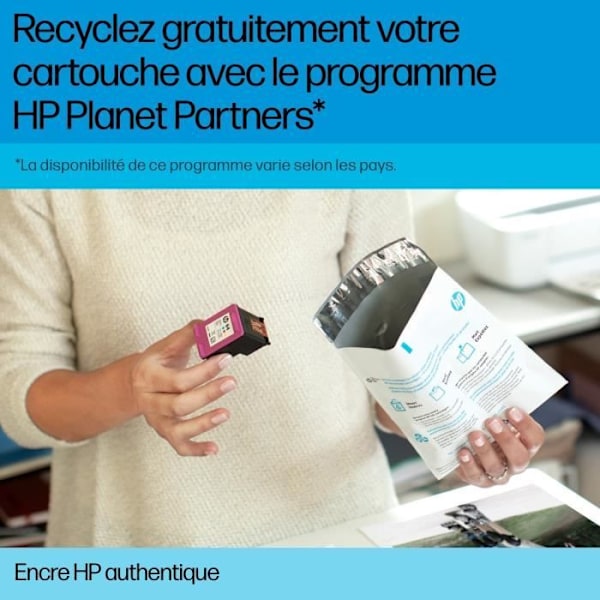HP 932/933 pakke med 4 ægte sorte, cyan, magenta, gule (6ZC71AE) blækpatroner til HP OfficeJet 6700, 7110, 7610