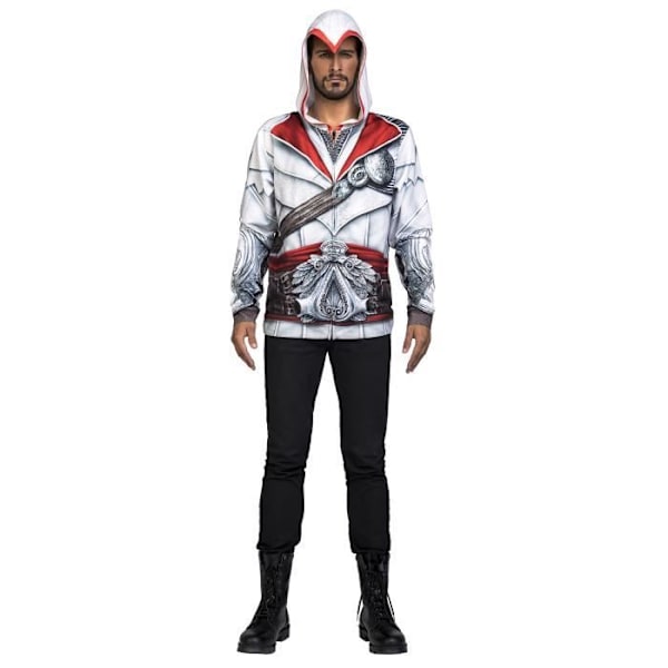 Kostym - Assassin's Creed - Ezio - One size - Röd - Vuxen Röd, svart, vit