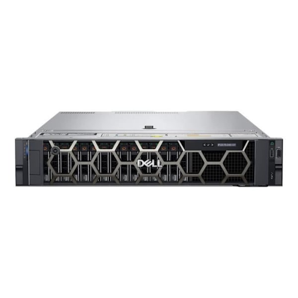 - Dell - Dell PowerEdge R550 - Server - Rackmonterbar - 2U - 2-vejs - 1 x Xeon Silver 4314 / 2,4 GHz - 32 GB RAM - SAS - hot