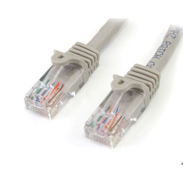 5 m Ethernet-kaapeli - STARTECH - RJ45 Cat5e - Ilman koukkua - Kategoria 5e - Harmaa