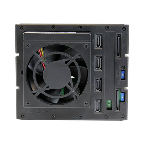 STARTECH Avtagbart ställ utan låda för 4 x HDD SAS II / SATA III 6Gb/s 3,5"- Aluminium