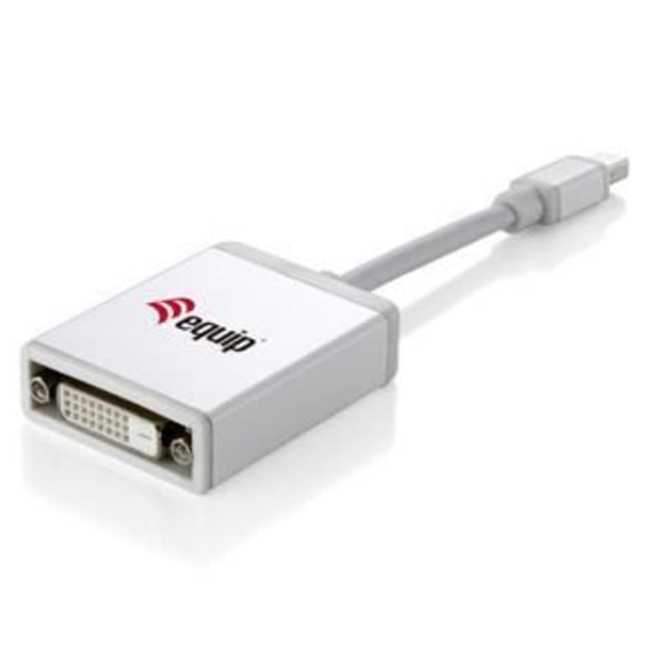 Mini DisplayPort Adapter - EQUIP - DVI - 1080p opløsning - Sort - Hurtig videotransfer