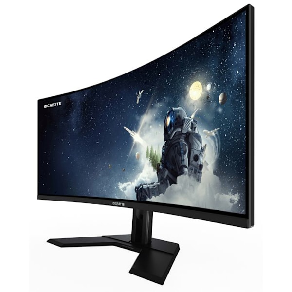 Pelinäyttö - GIGABYTE - G34WQCP - 34" kaareva - WQHD 3440 x 1440 - 180Hz 1ms FreeSync Premium